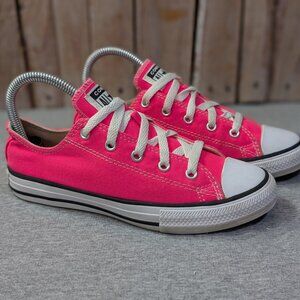 Converse All Star Low - Hot Pink Size 5 Womens